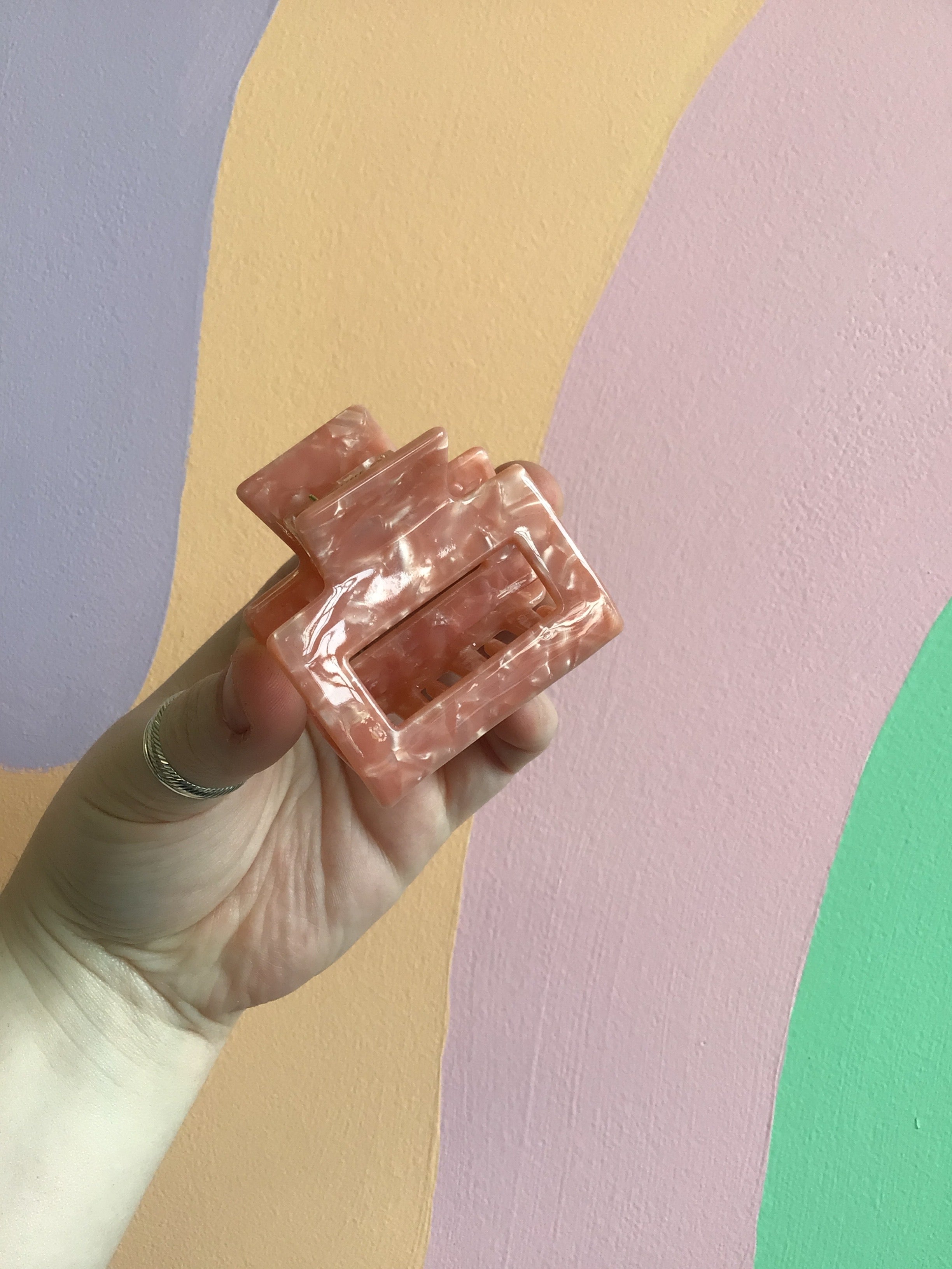 Mini Rectangle Hair Claws