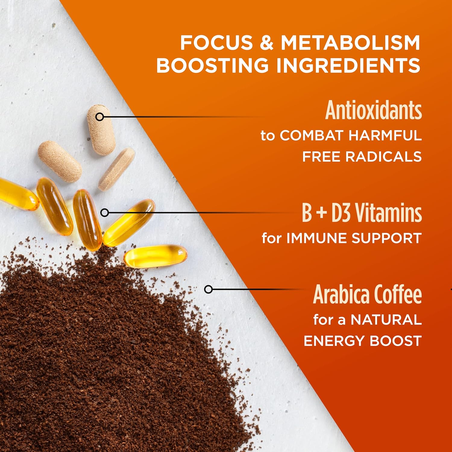 Slim Organic Coffee Pods with Diet Support  Bold Flavor