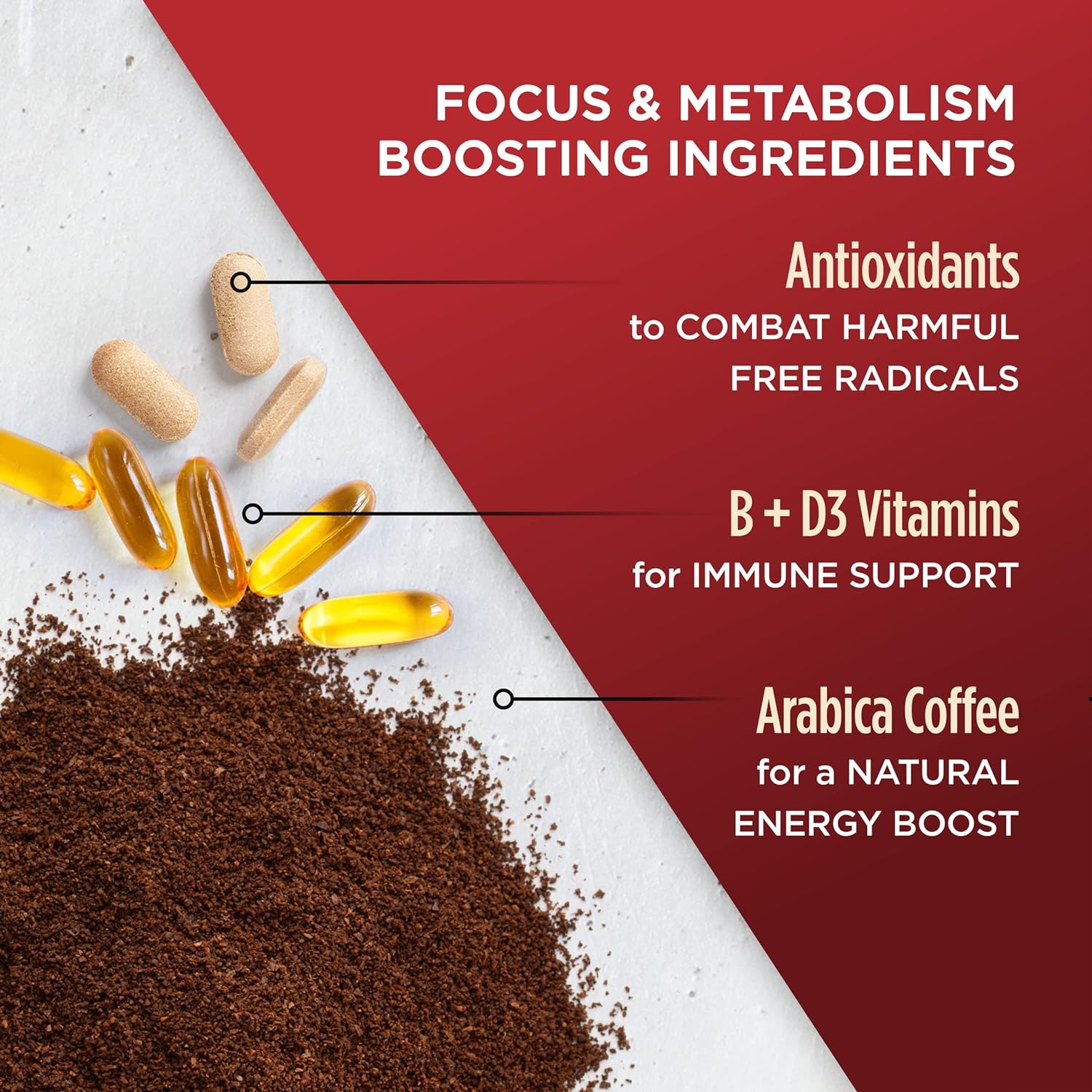 Slim Organic Coffee Pods with Diet Support  Bold Flavor