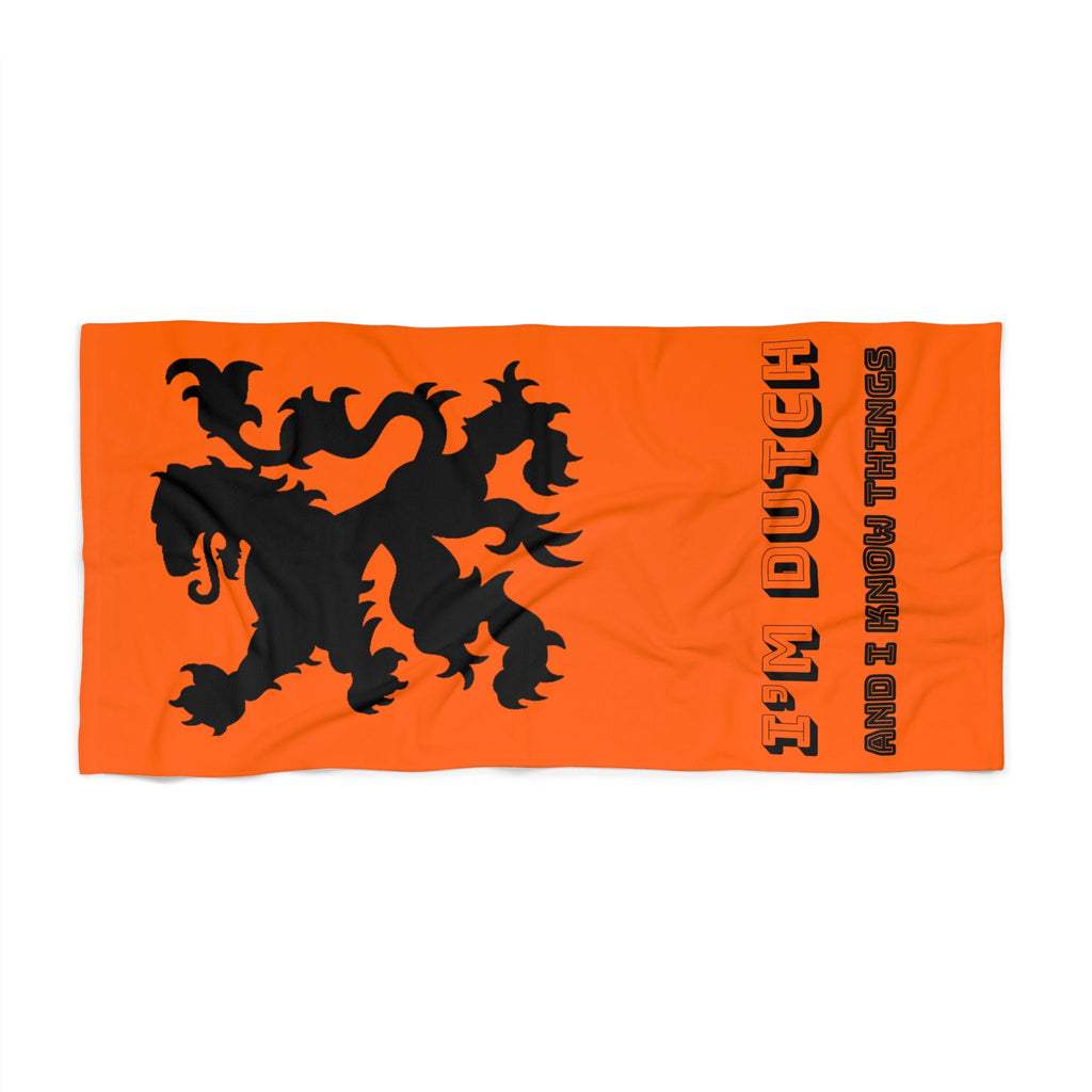 Badhanddoek - Dutch Pride Beach Towel - Perfect for Summer Fun, Pool Days, Dutch Festivals, Travel, and Gift Giving