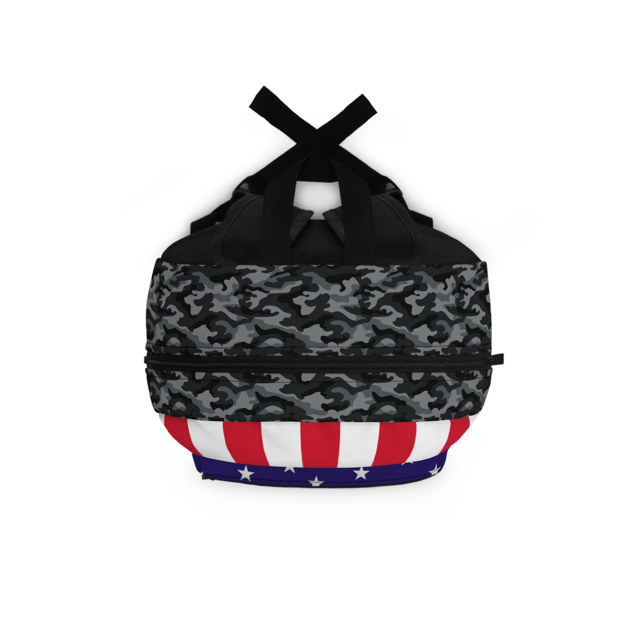 Camo USA Patriotic Back to School - Backpack for Travel, School, & Outdoor Adventures | USA Flag Design | Gifts for Veterans, Holidays, and Events