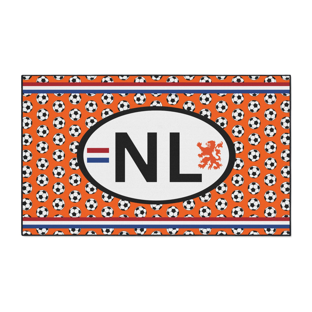 Voetbalmat - Hou je plekkie vrij in the kroeg tijdens EK/WK of versier je badkamer - Soccer-Themed Heavy Duty Floor Mat, Sports Entryway Rug, Durable Doormat, Game Room Decor, Netherlands Football Mat