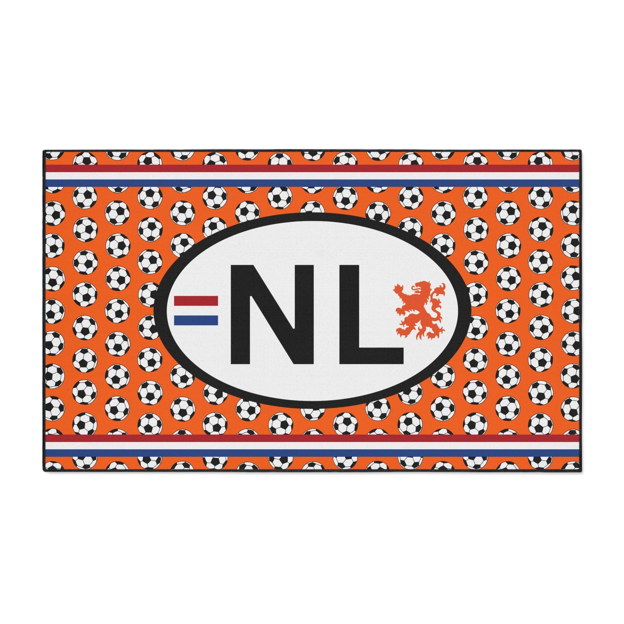 Voetbalmat - Hou je plekkie vrij in the kroeg tijdens EK/WK of versier je badkamer - Soccer-Themed Heavy Duty Floor Mat, Sports Entryway Rug, Durable Doormat, Game Room Decor, Netherlands Football Mat