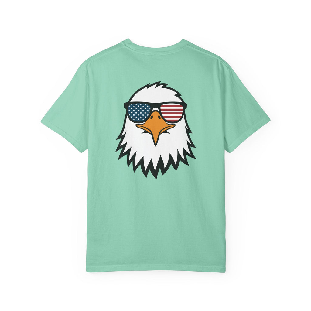 Grillin' Like a Villain Unisex T-Shirt | Patriotic BBQ Tee with Eagle Design