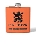 Borreltje I’m Dutch and I Know Things Stainless Steel Flask, Perfect Gift for Parties, Camping, and Celebrations, I'm Dutch and I Know Things