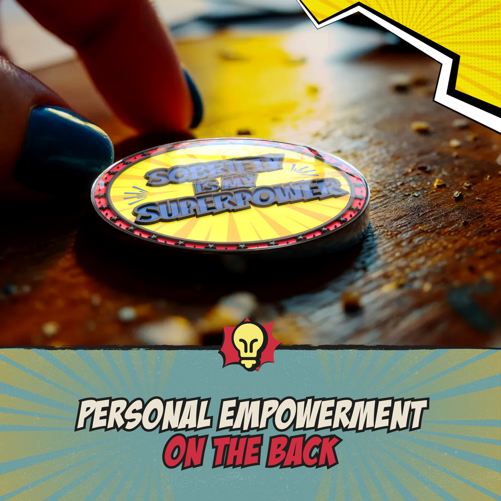 Superpower Recovery Affirmation Coin