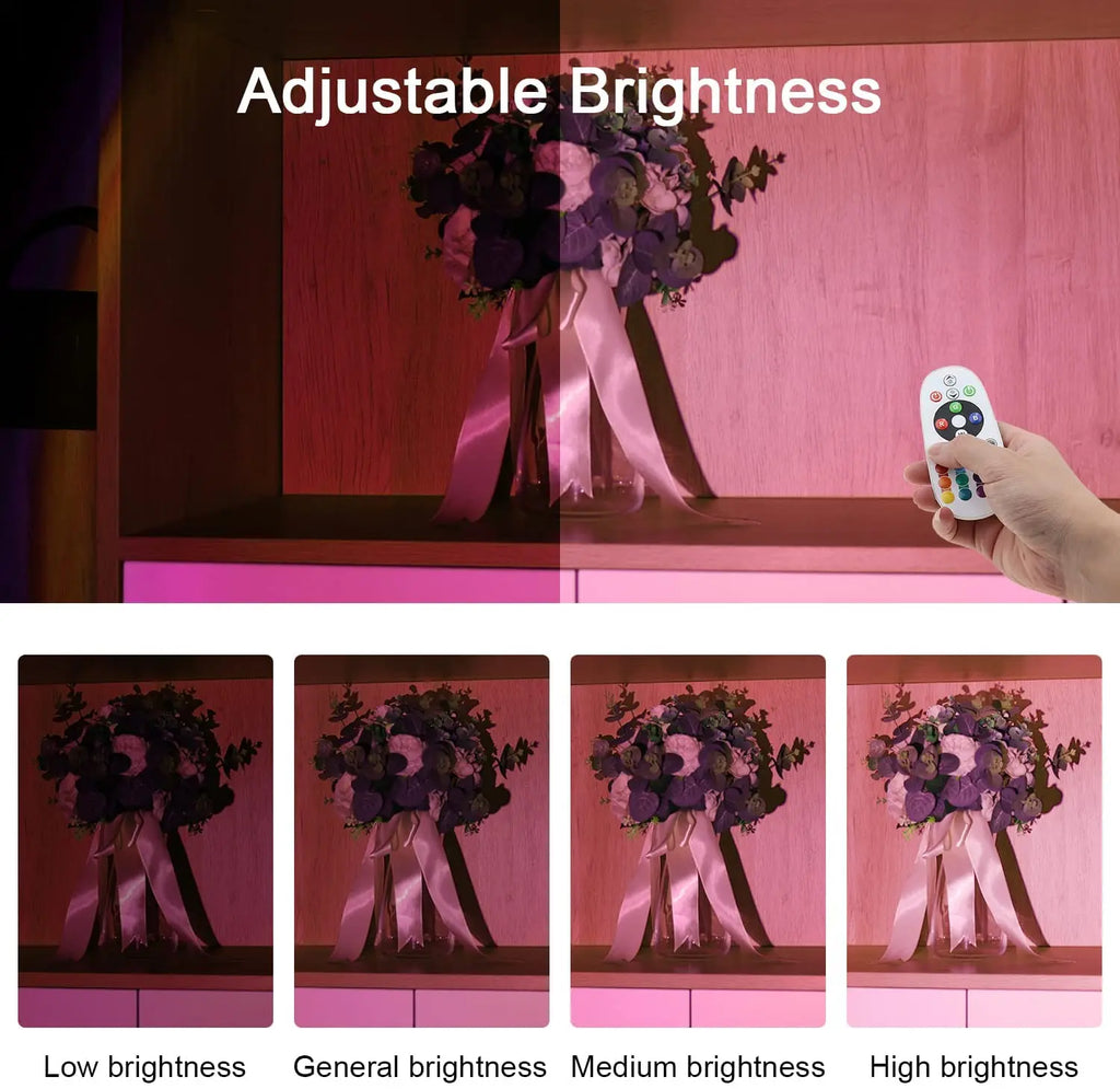 Sunset LED Projection Lamp — USB RGB Night Light, App & Remote Controlled Room Decor for Photography, Parties & Birthdays