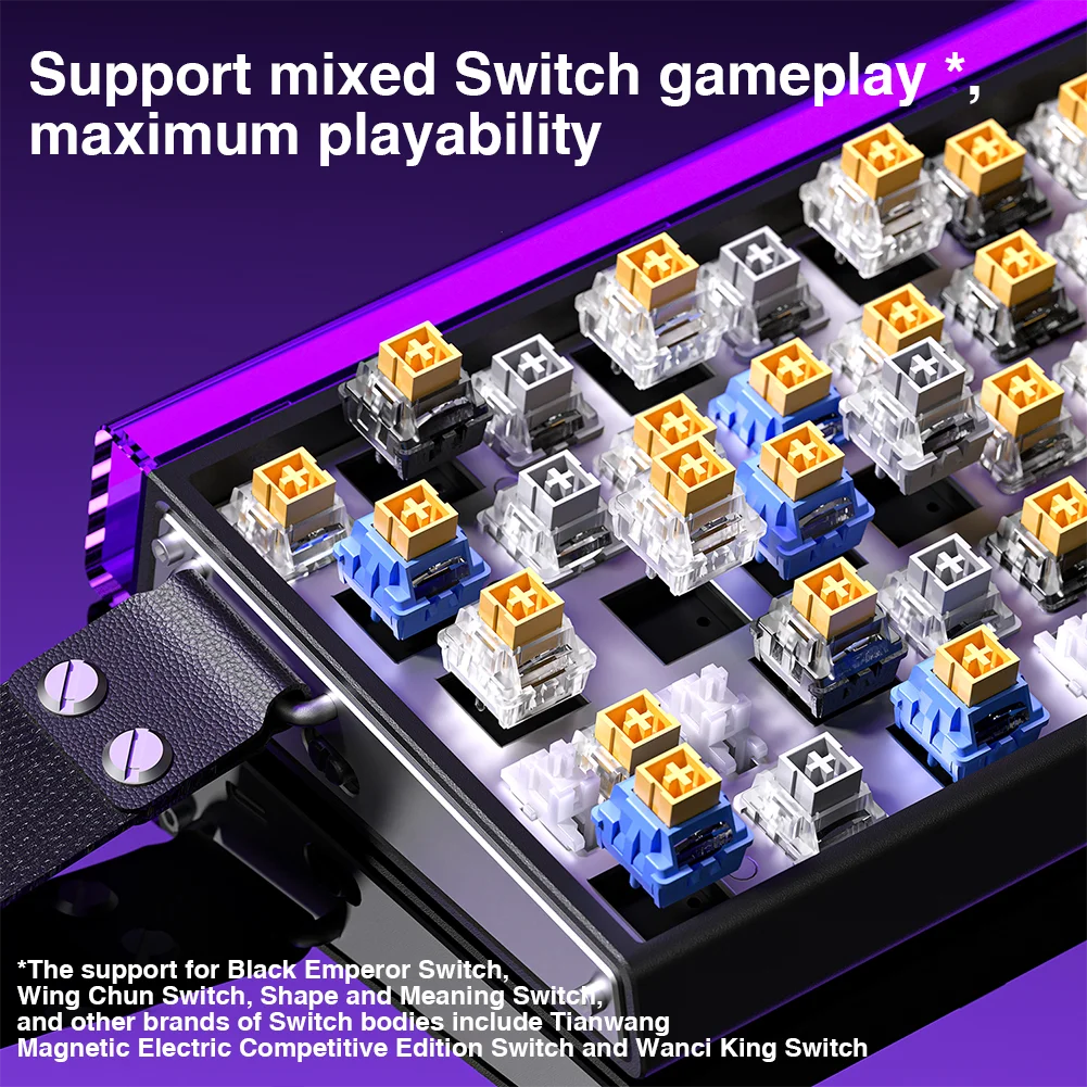 68-Key Magnetic Switch Gaming Keyboard — 8K Rapid Trigger Hot-Swap Mechanical RGB Wired