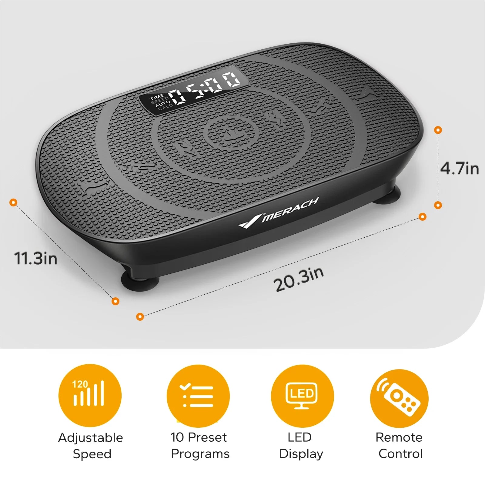Whole-Body Vibration Plate Exercise Machine with Bluetooth – Power Fitness Platform for Weight Loss & Toning