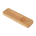 Palo Santo and Incense Holder - Wooden & Metal Desktop Burner for Sage, Incense Sticks & Candles, Tabletop Centerpiece for Meditation & Home Decor