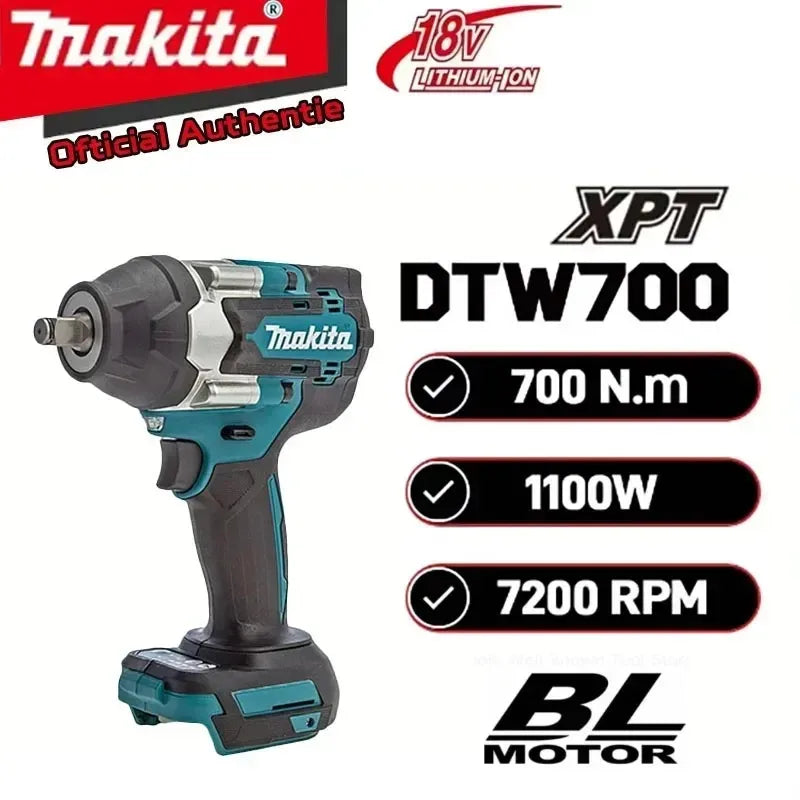 Cordless Impact Wrench 1000 Nm (738 ft-lb) Brushless 18V High Torque Electric Wrench for Auto Repair