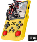Retro Handheld Game Console 3.5-Inch (8.9 cm) IPS Screen Linux Portable Player, 15,000+ Games, Dual 3D Joysticks, USB-C