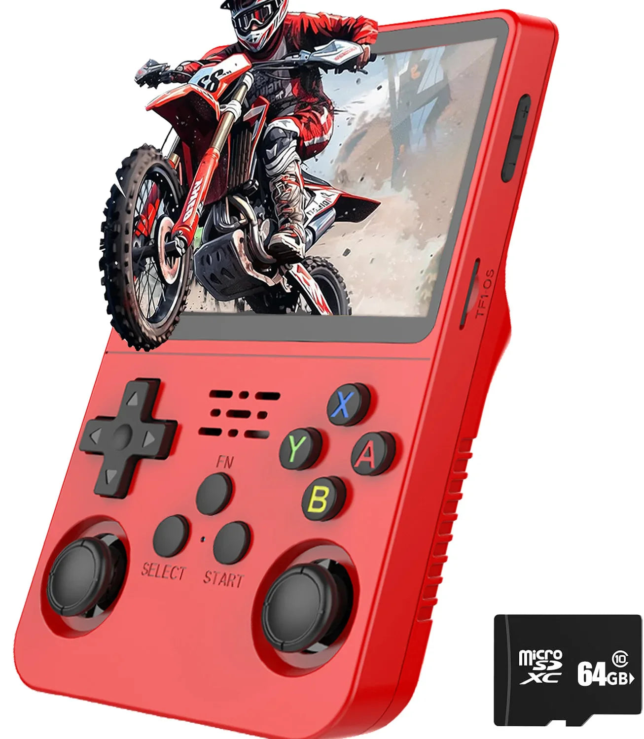 Retro Handheld Game Console 3.5-Inch (8.9 cm) IPS Screen Linux Portable Player, 15,000+ Games, Dual 3D Joysticks, USB-C