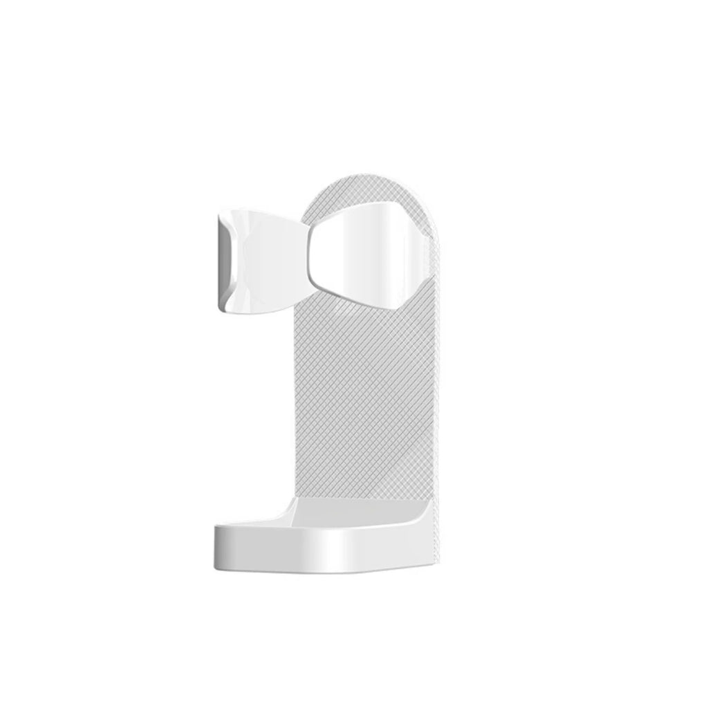Self-Adhesive Wall-Mounted Shaver & Electric Toothbrush Holder – Razor Storage Rack (White/Black)
