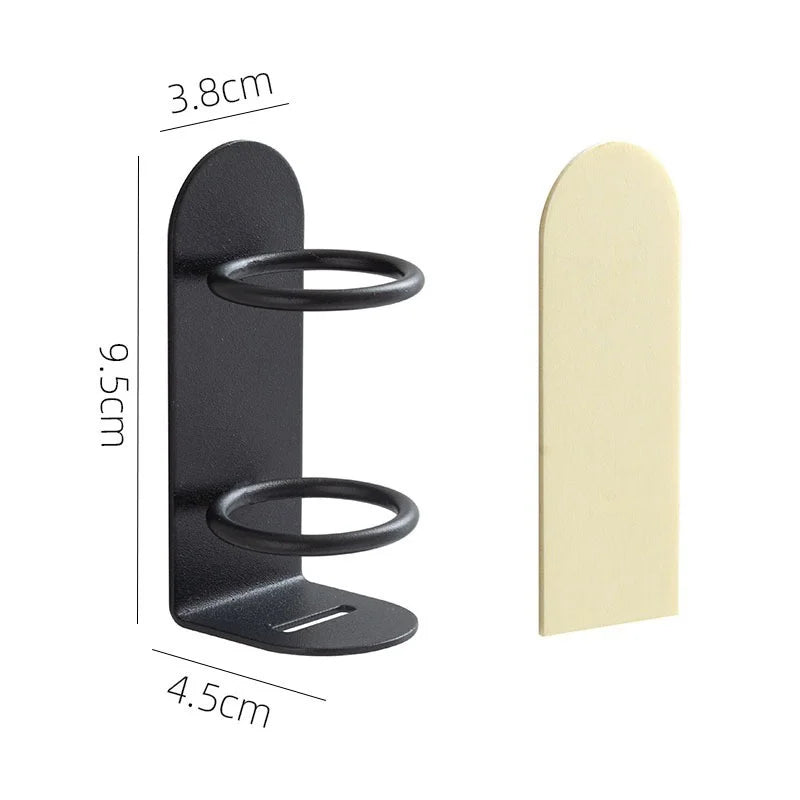 Wall-Mounted Punch-Free Electric Toothbrush & Razor Holder – Bathroom Storage Shelf Organizer