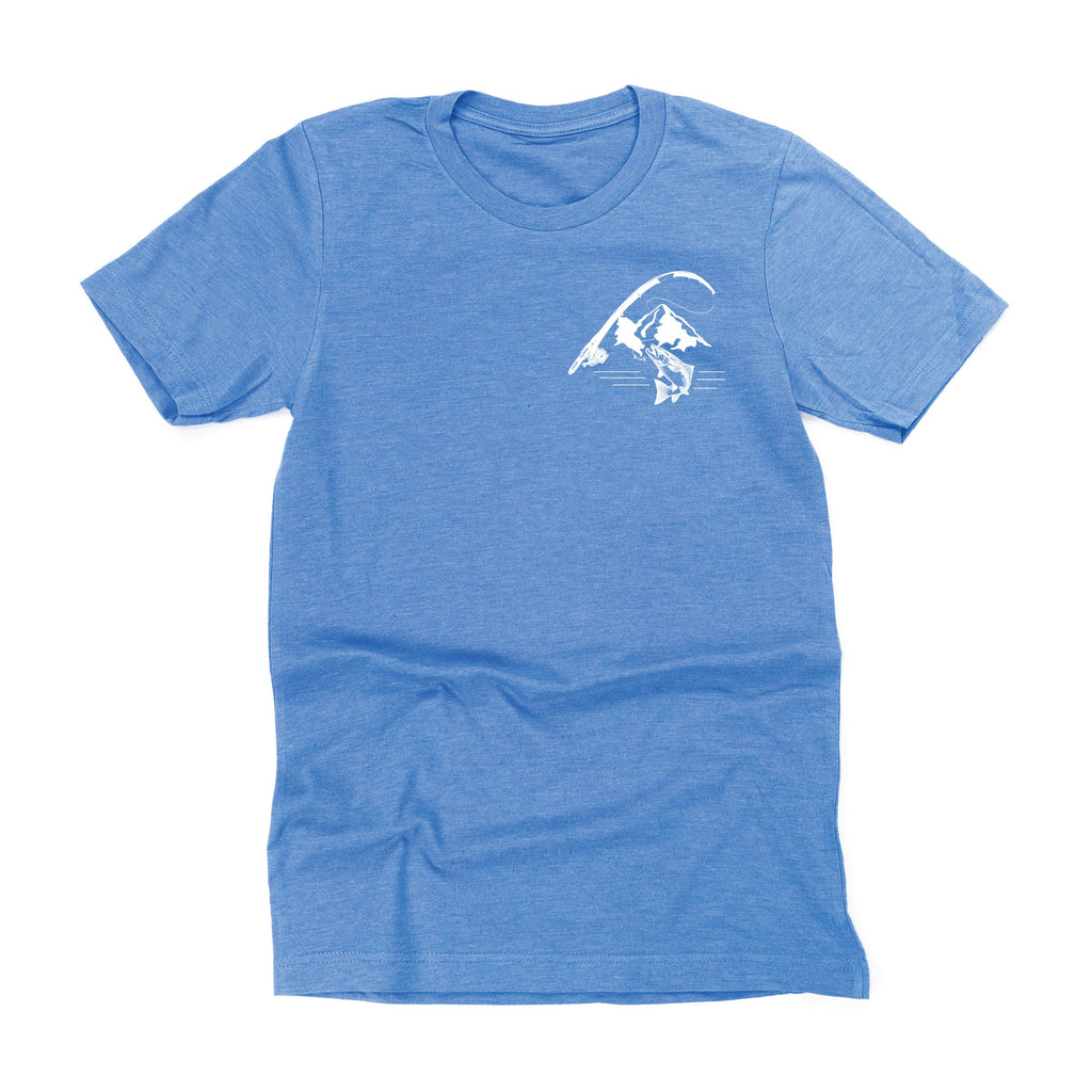 Mountain Fish & Pole - Fish On (pf&b)  - Unisex Tee
