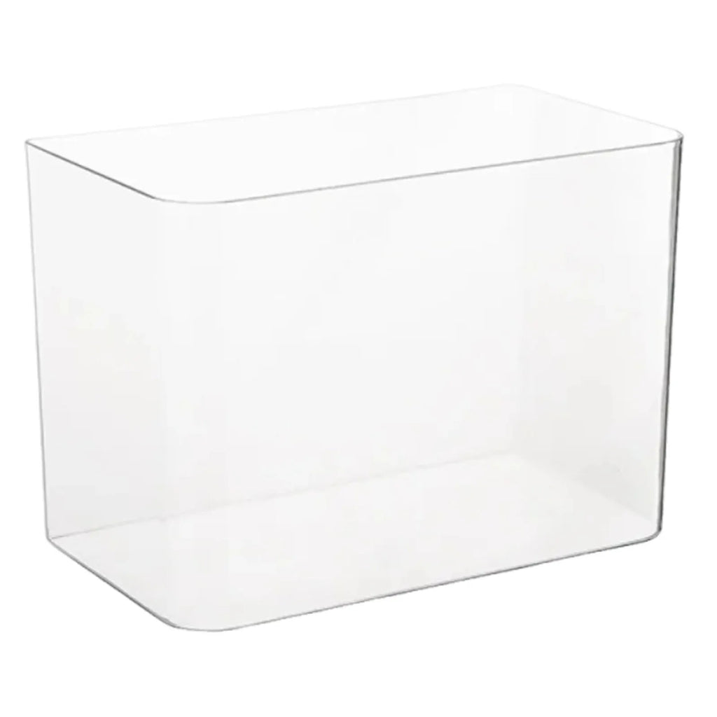 Clear View Reptile Terrarium Breeding Tank — 12.44 x 7.09 x 8.86 in (31.6 x 18 x 22.5 cm) Plastic Habitat for Betta, Crayfish, Frog, Gecko, Snake, Chameleon