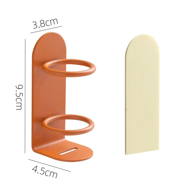 Wall-Mounted Punch-Free Electric Toothbrush and Razor Holder - Bathroom Toothbrush Organizer Shelf