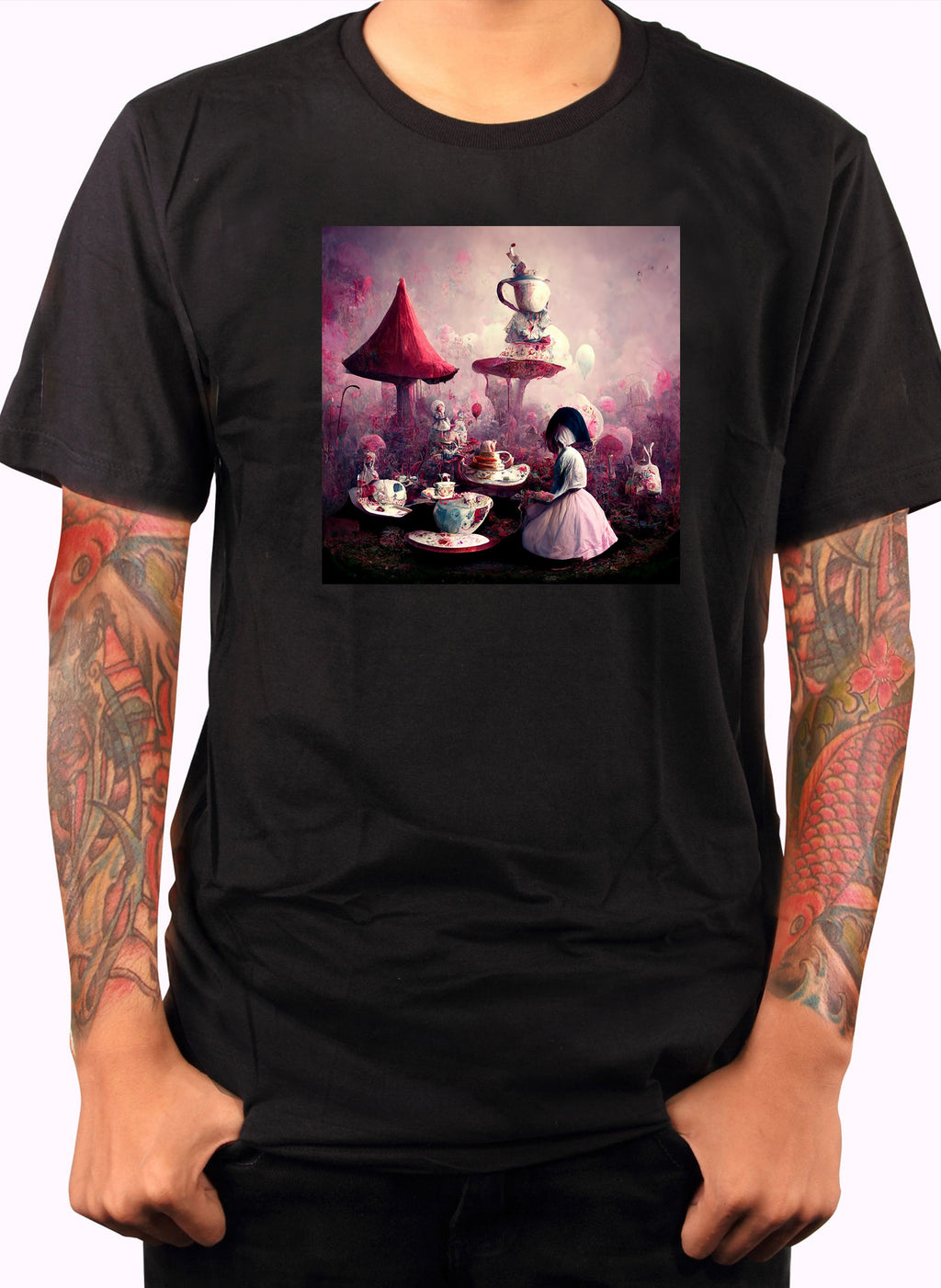 Alice in Wonderland Tea Party T-Shirt
