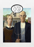 American Gothic Farts Kids T-Shirt