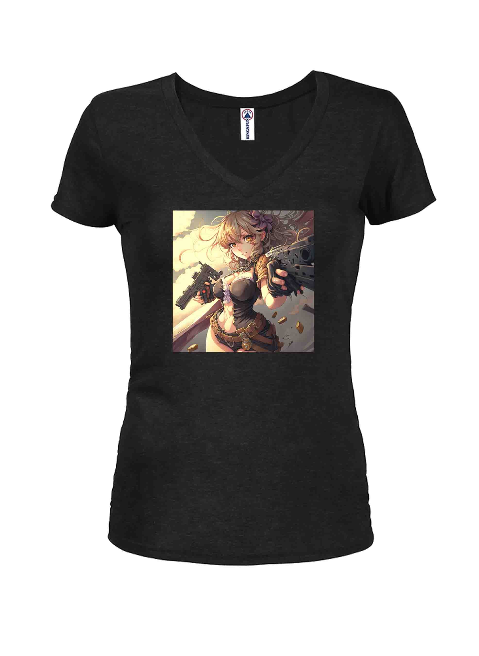 Anime - Gunslinger Juniors V Neck T-Shirt