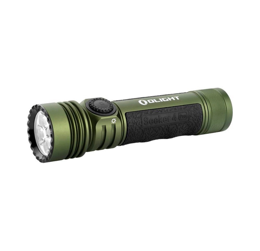 Olight Seeker 4 Pro Rechargeable Flashlight 4600 Lumens USB-C Magnetic Charging