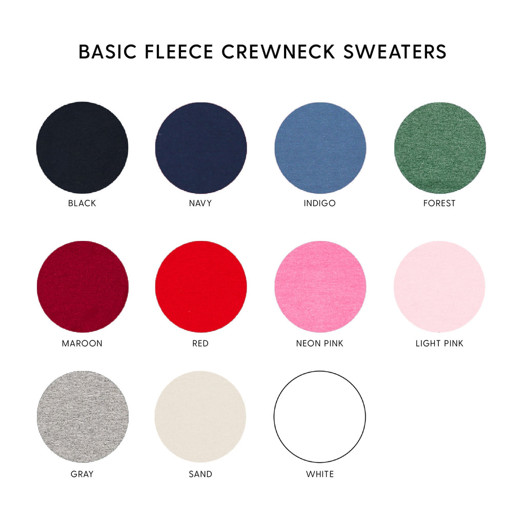 Nursing is a Work of Heart - BASIC FLEECE CREWNECK