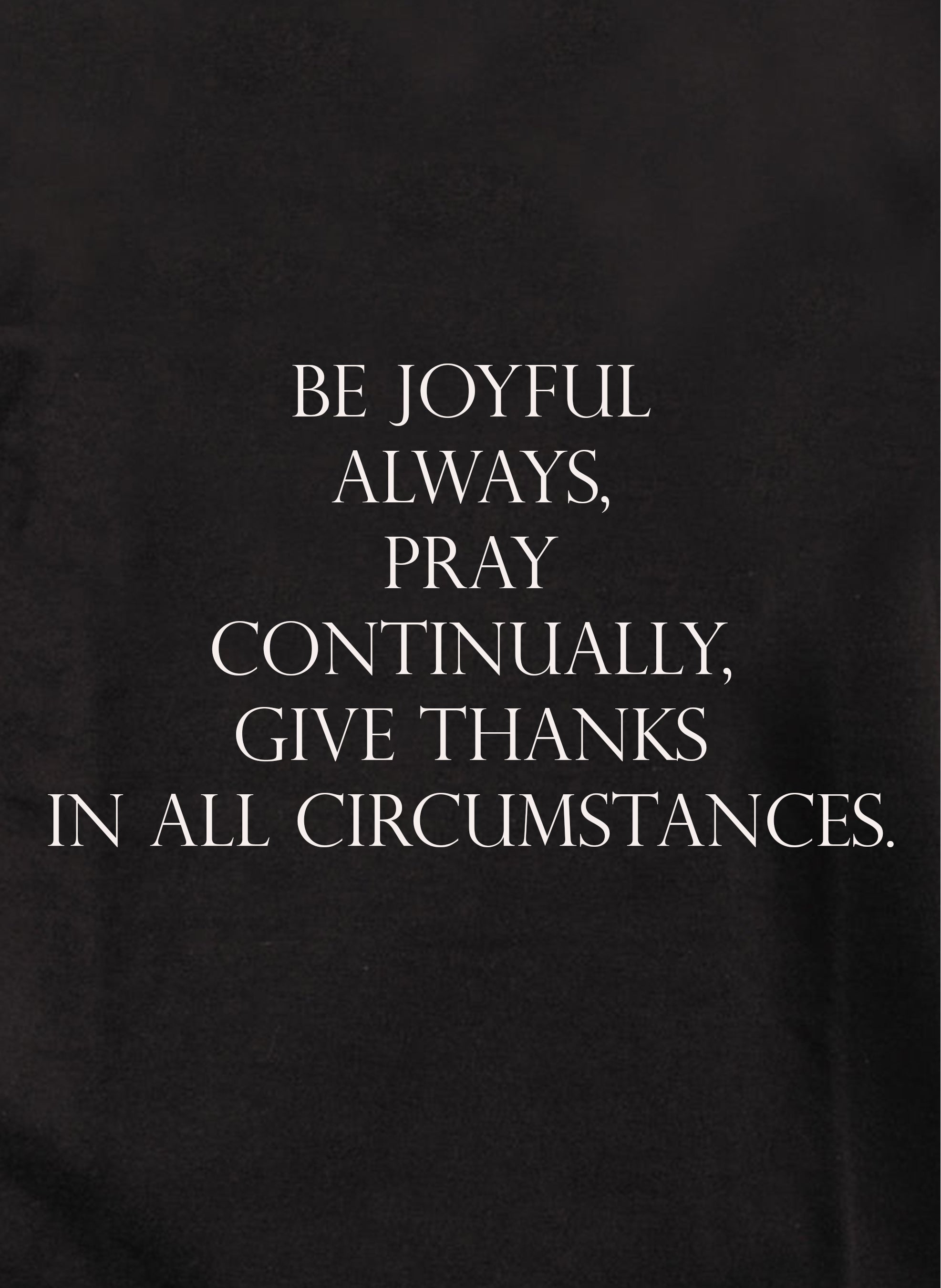 Be joyful always Kids T-Shirt