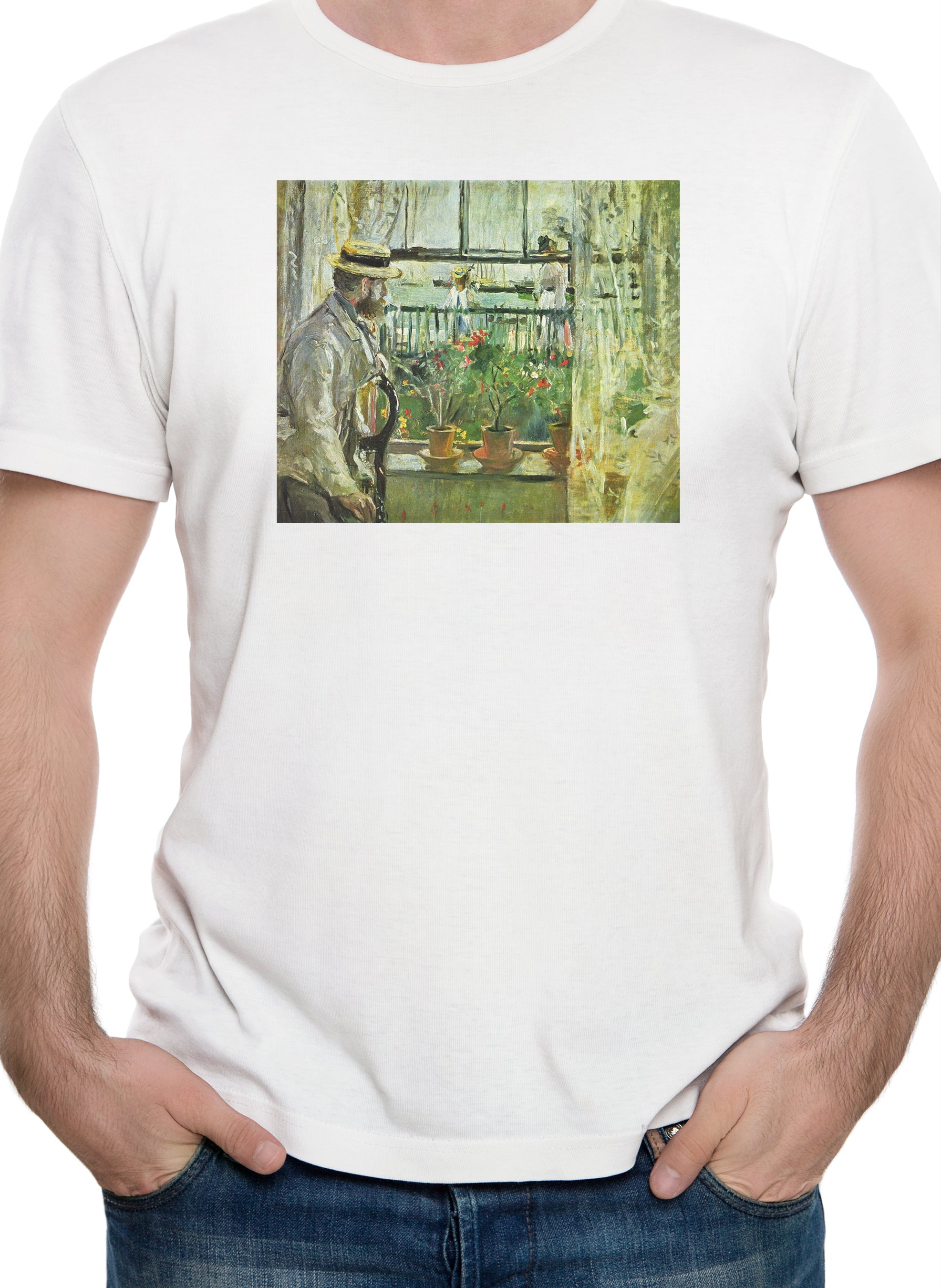 Berthe Morisot - Eugene Manet on the Isle of Wight T-Shirt