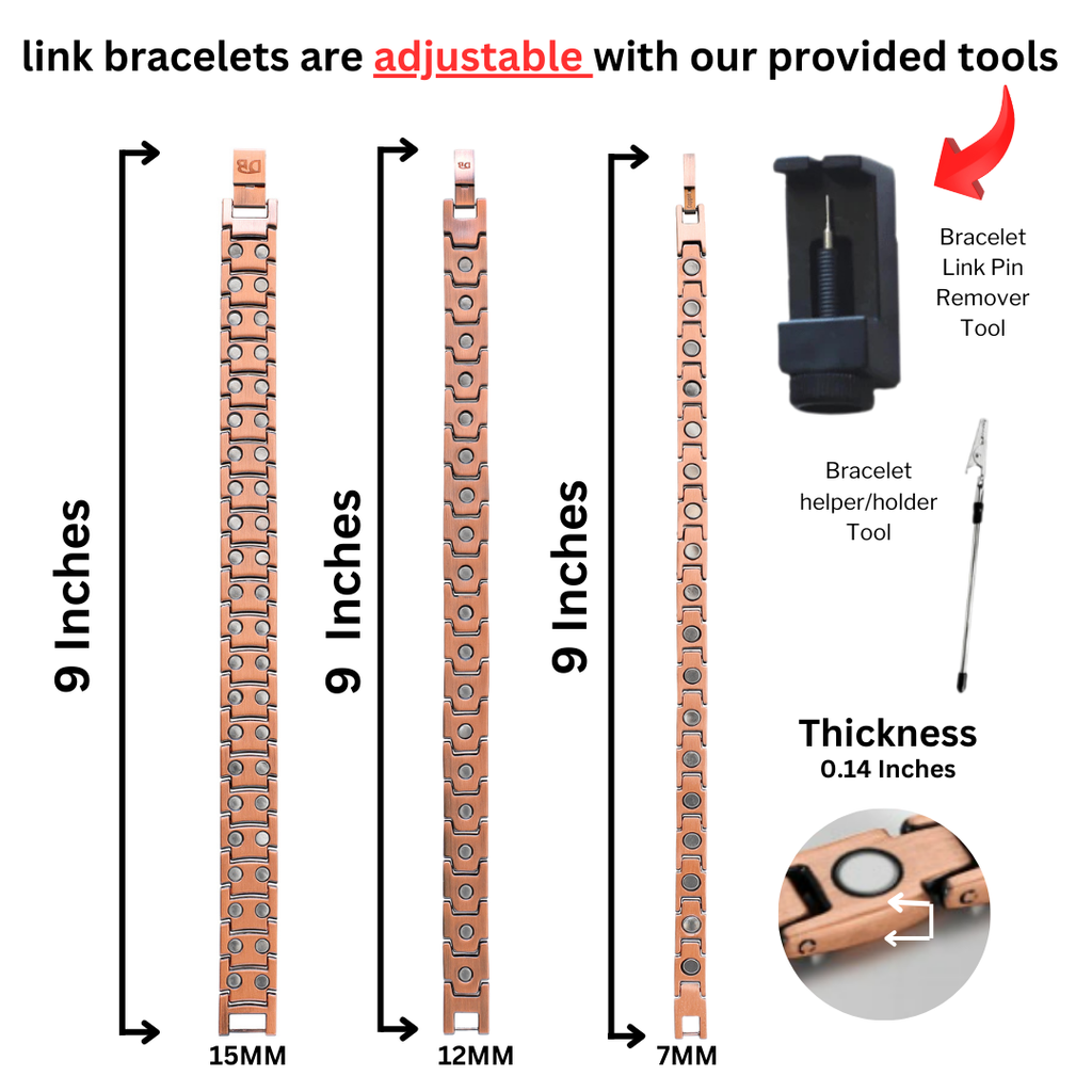 Pure Copper EMF Defense Magnetic Bracelet