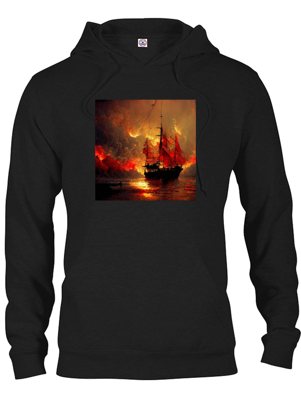Burning pirate T-Shirt