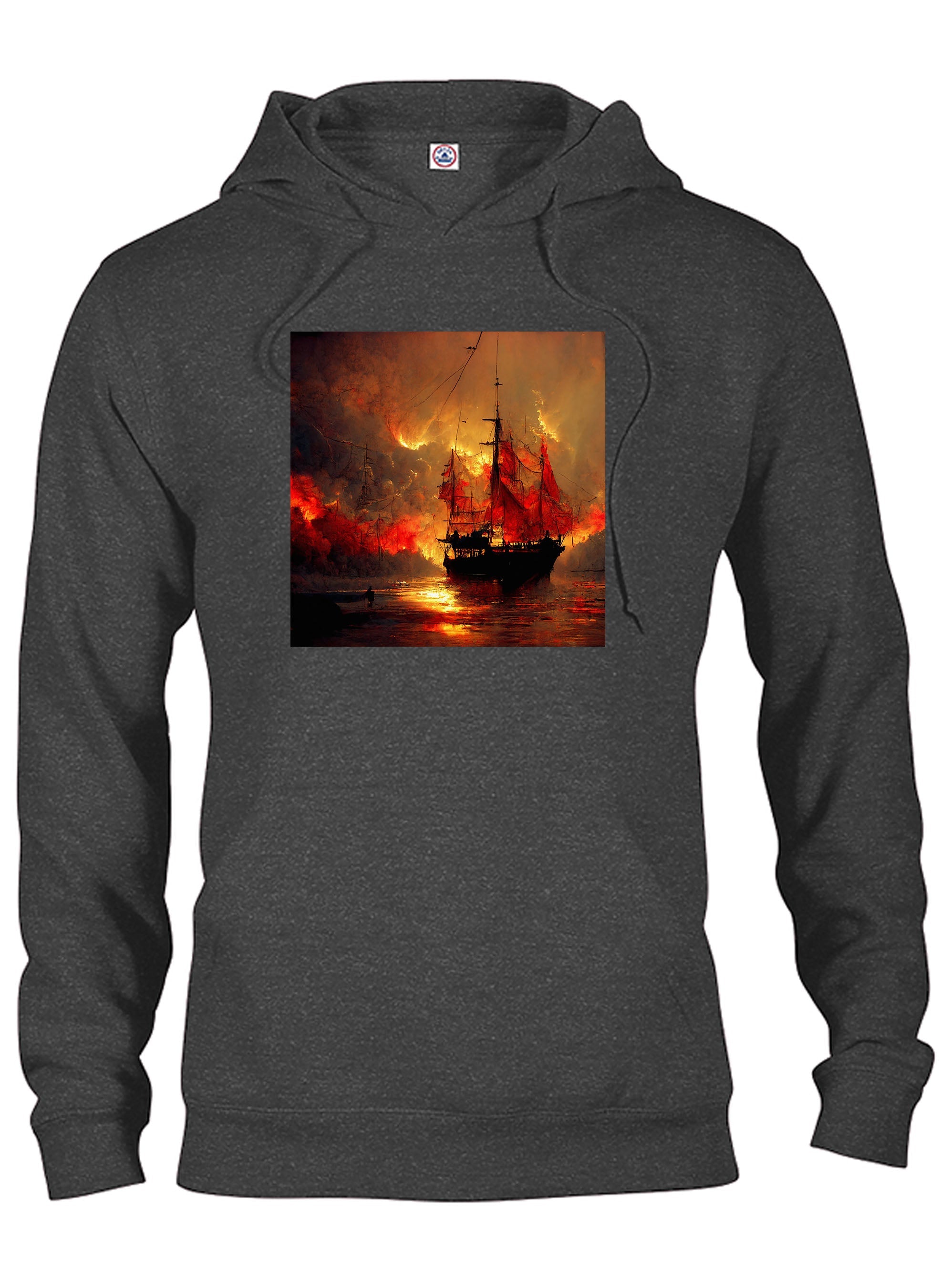 Burning pirate T-Shirt