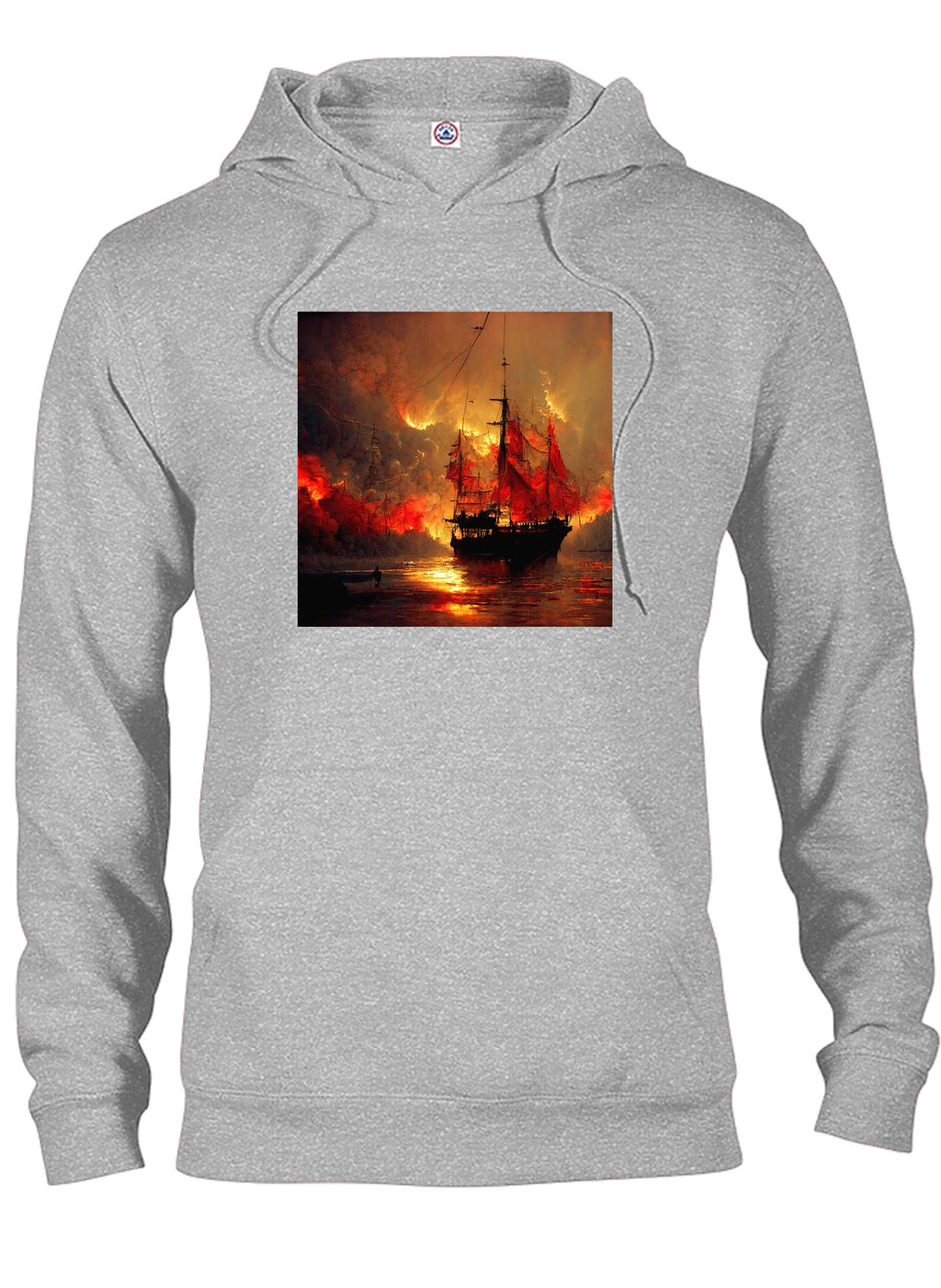 Burning pirate T-Shirt