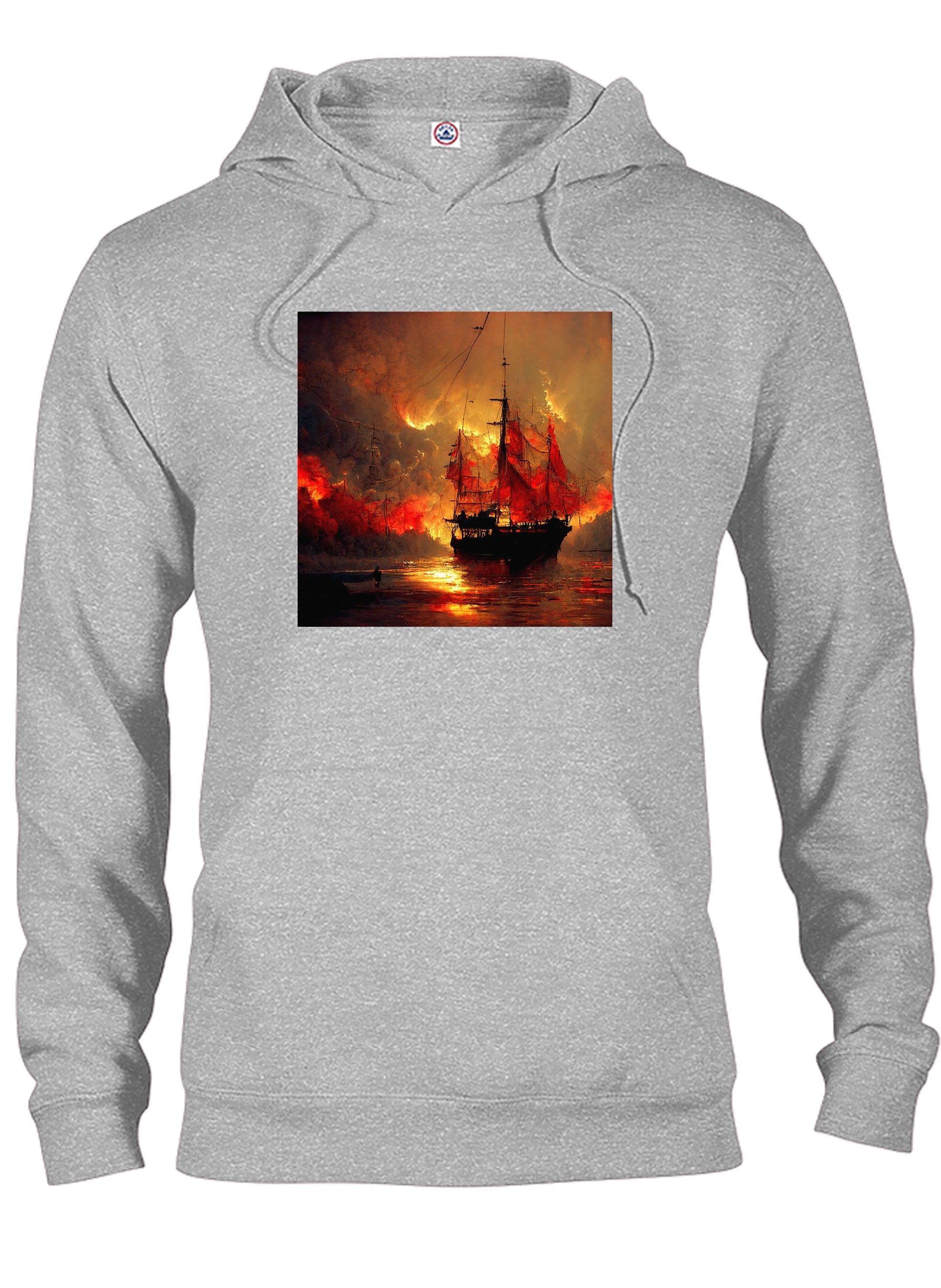 Burning pirate T-Shirt