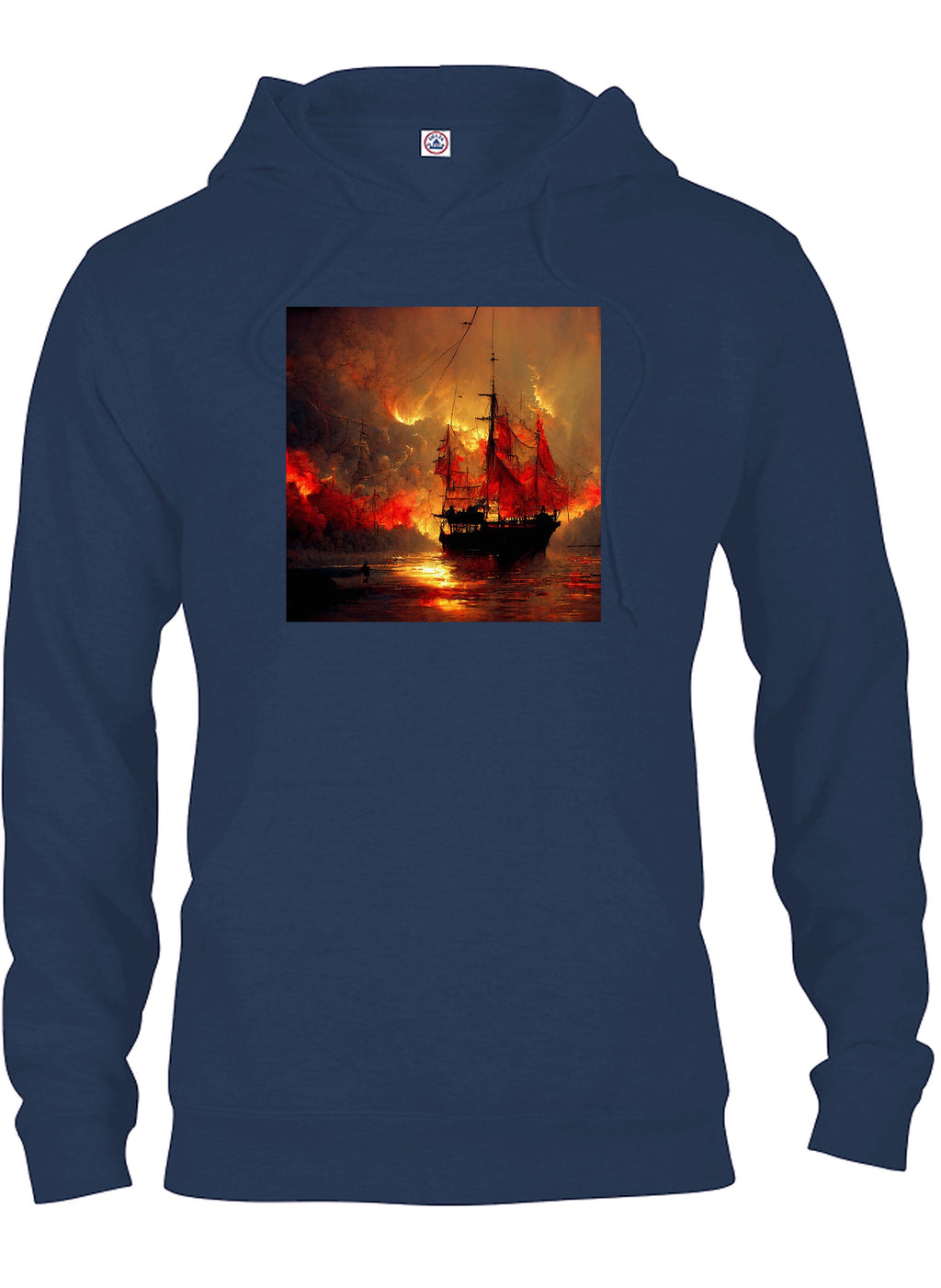Burning pirate T-Shirt