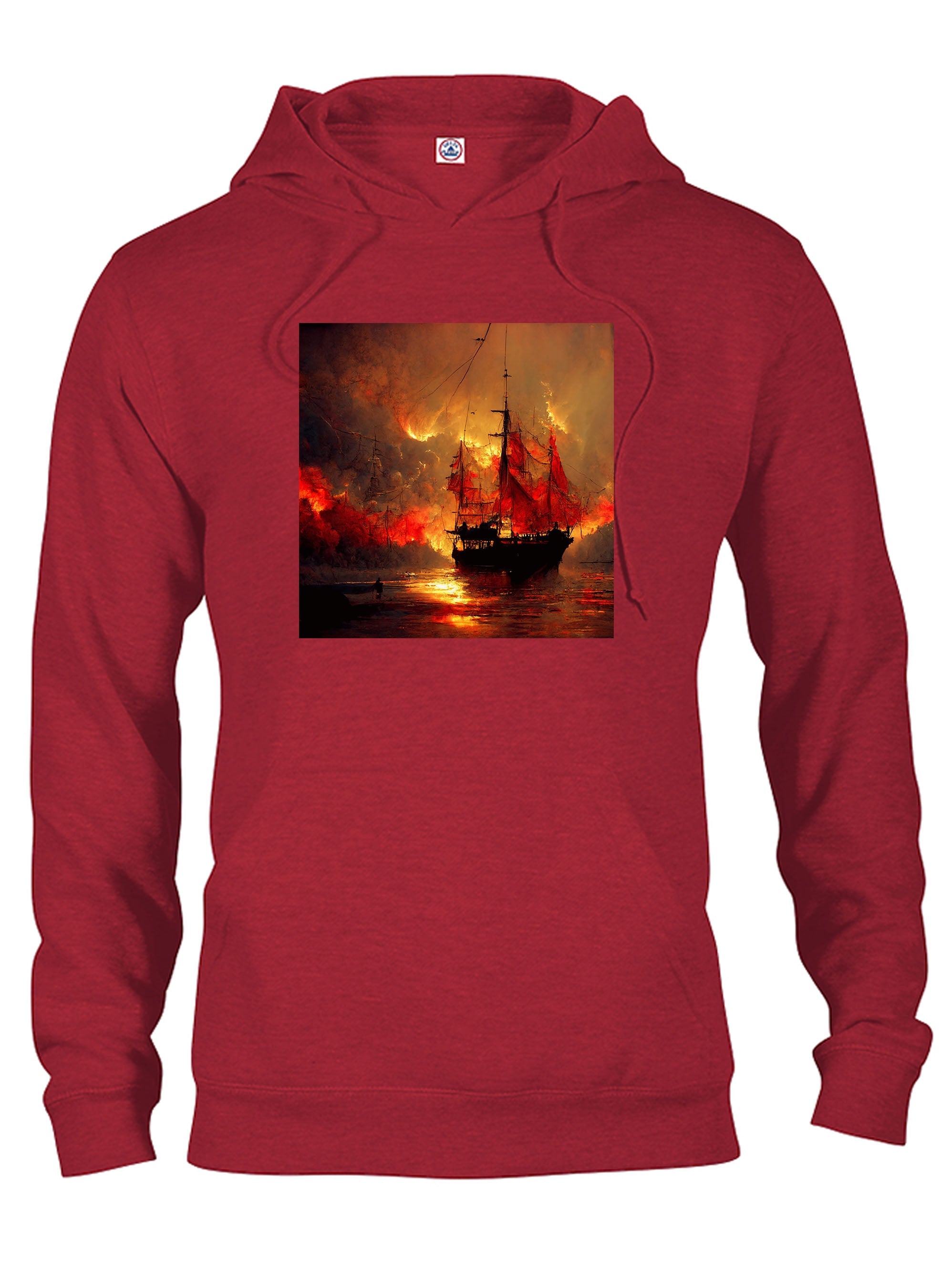 Burning pirate T-Shirt