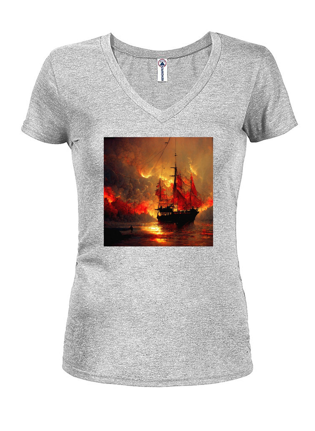 Burning pirate T-Shirt