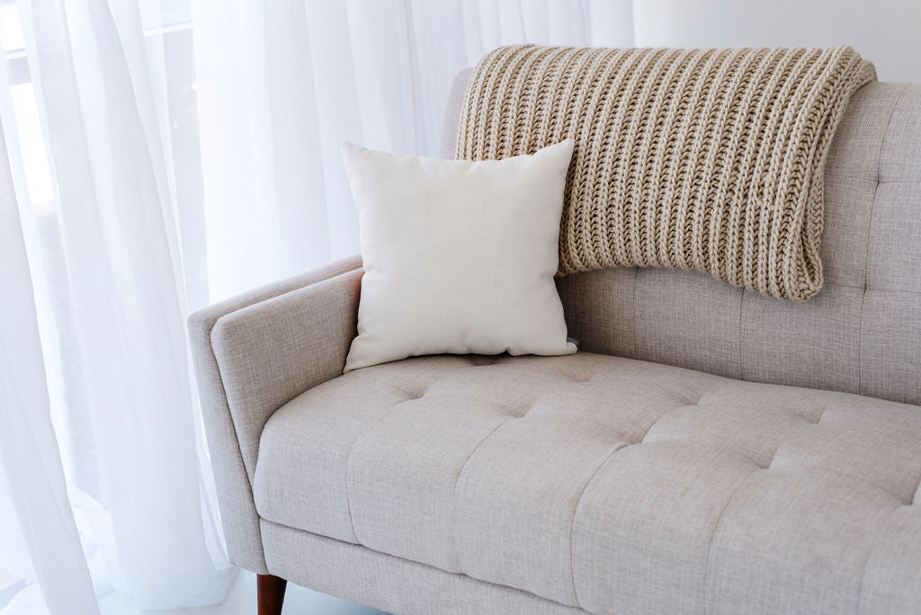 Agave Bloom Clay Brown Linen Pillow, College Student Gift, Christmas Gift, Mother's Day Gift