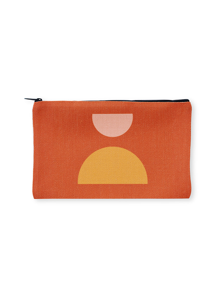 Mod Sunset Cosmetic Pouch, College Student Gift , Mother's Day Gift, Christmas Gift