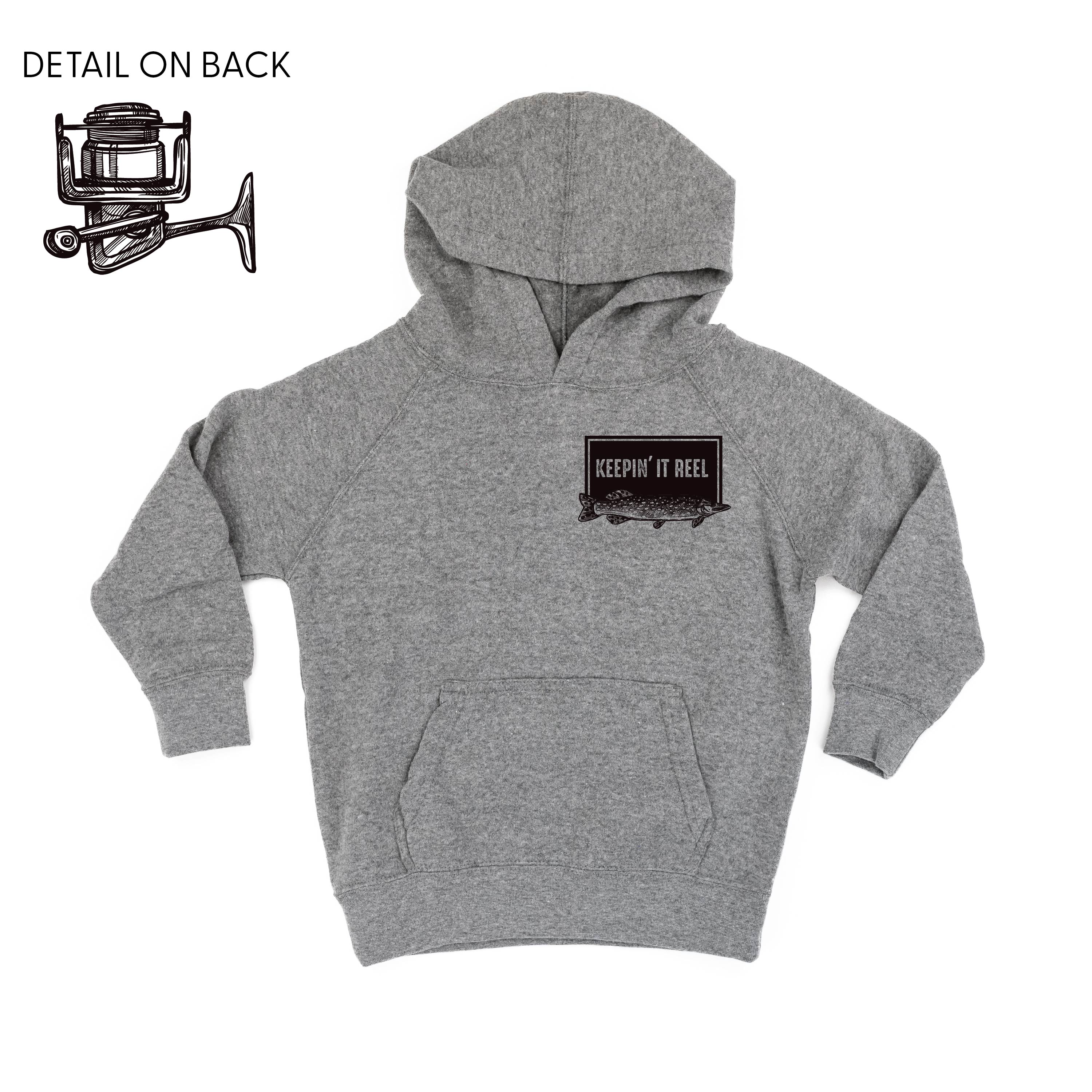 Keepin' It Reel - Fishing Reel (pf&b) - Child HOODIE