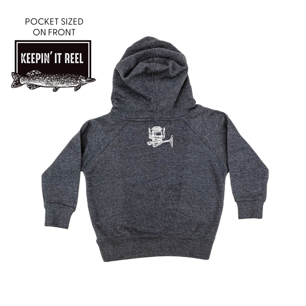Keepin' It Reel - Fishing Reel (pf&b) - Child HOODIE
