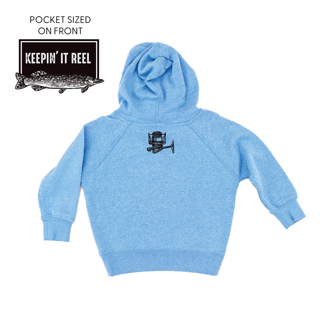 Keepin' It Reel - Fishing Reel (pf&b) - Child HOODIE