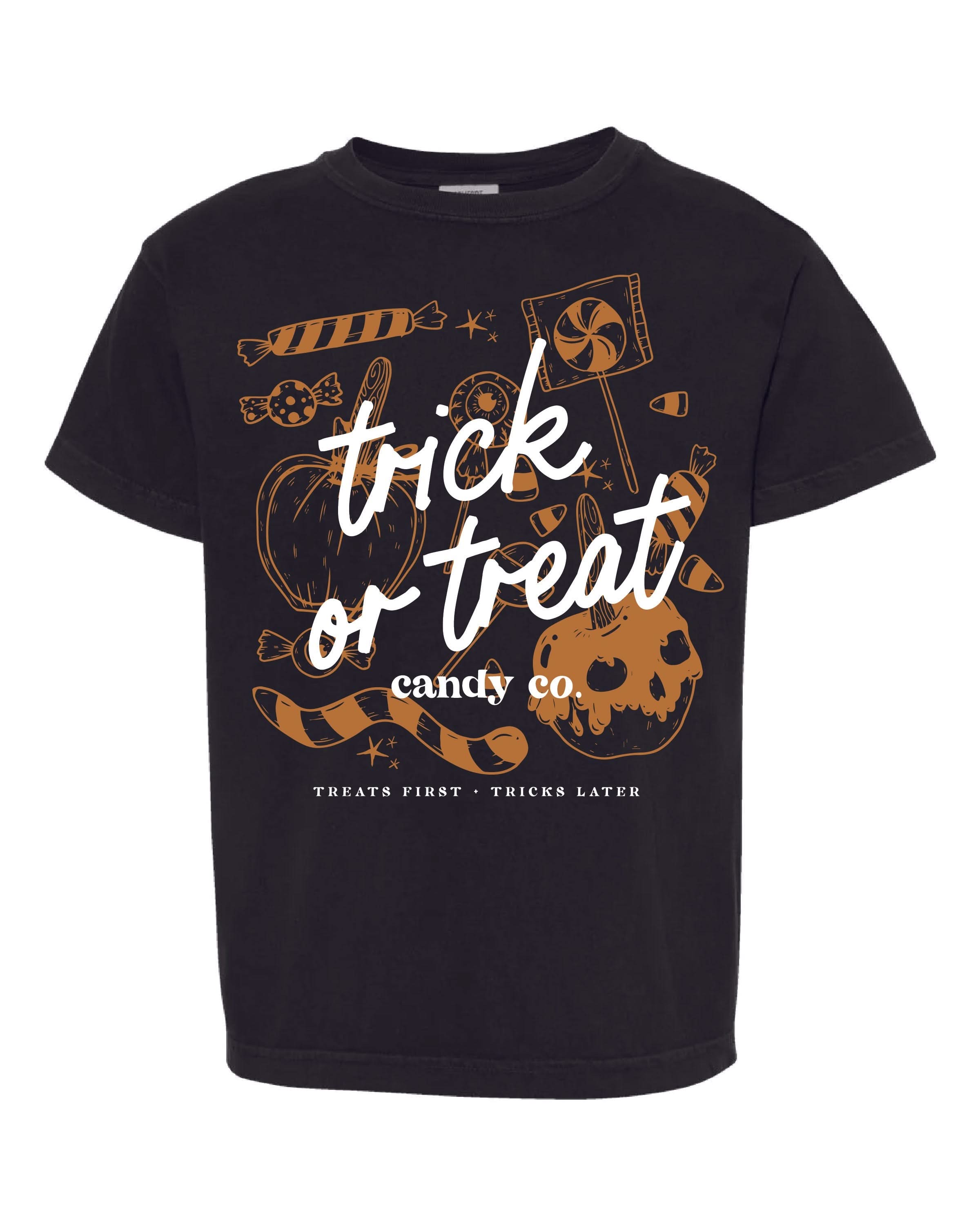 Trick or Treat Candy Co. - Youth Comfort Colors Tee