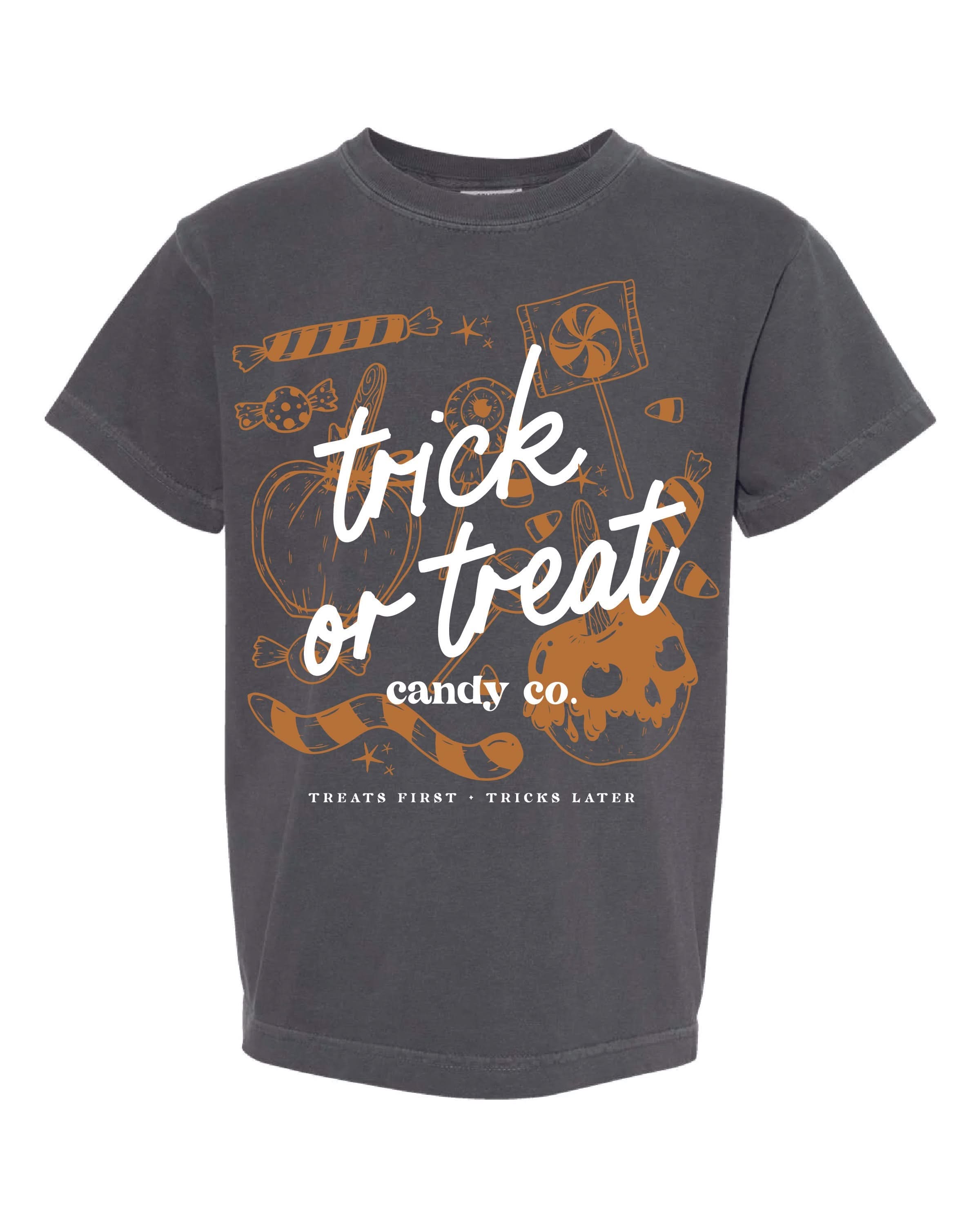 Trick or Treat Candy Co. - Youth Comfort Colors Tee