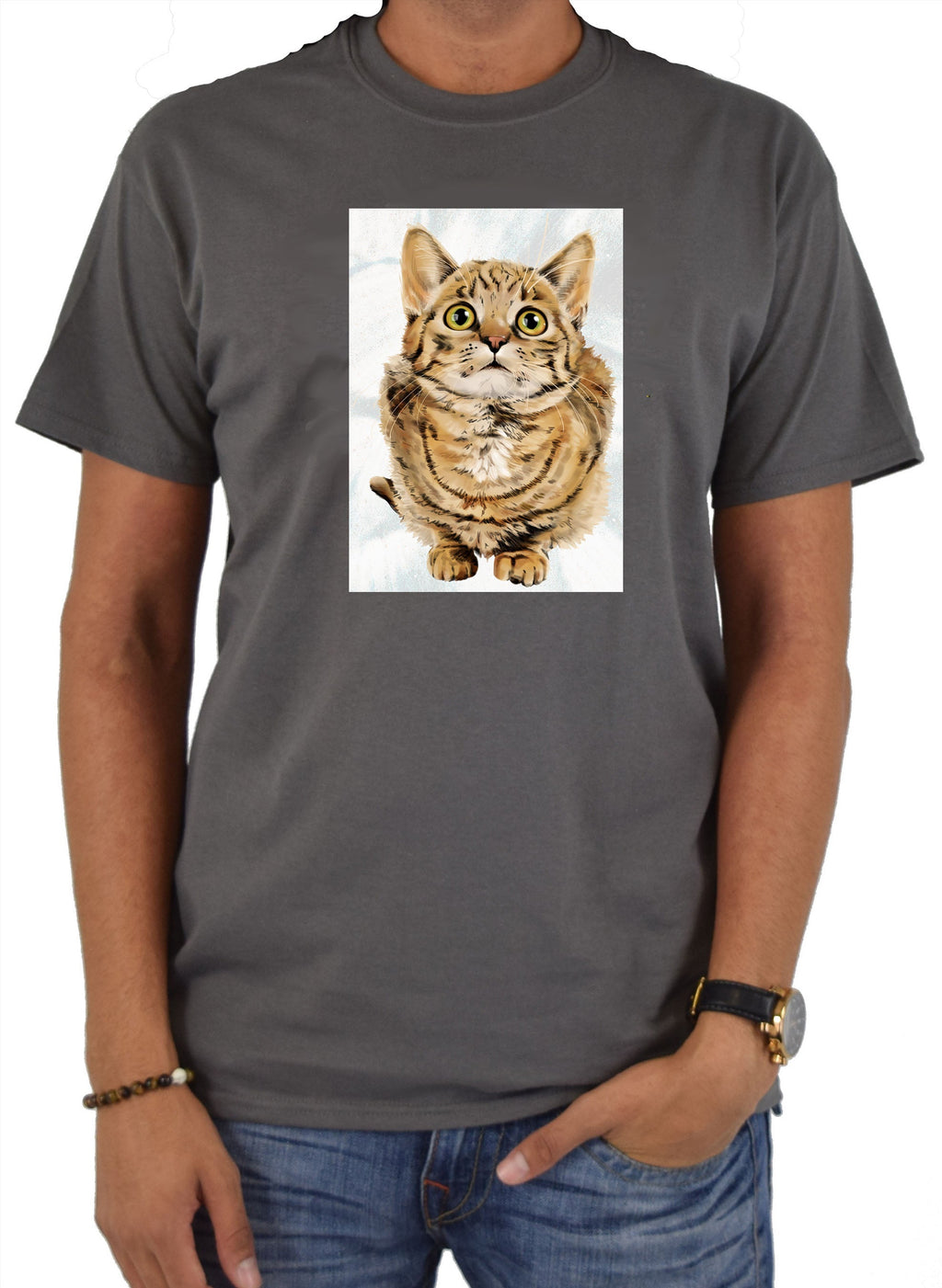 Cat Look Up T-Shirt