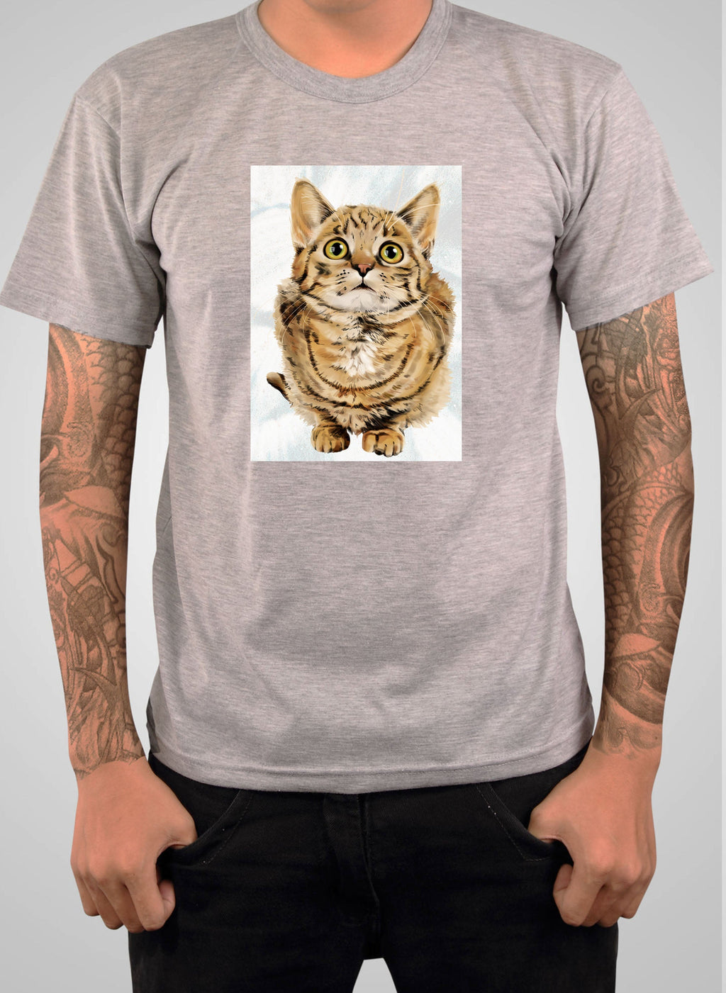 Cat Look Up T-Shirt