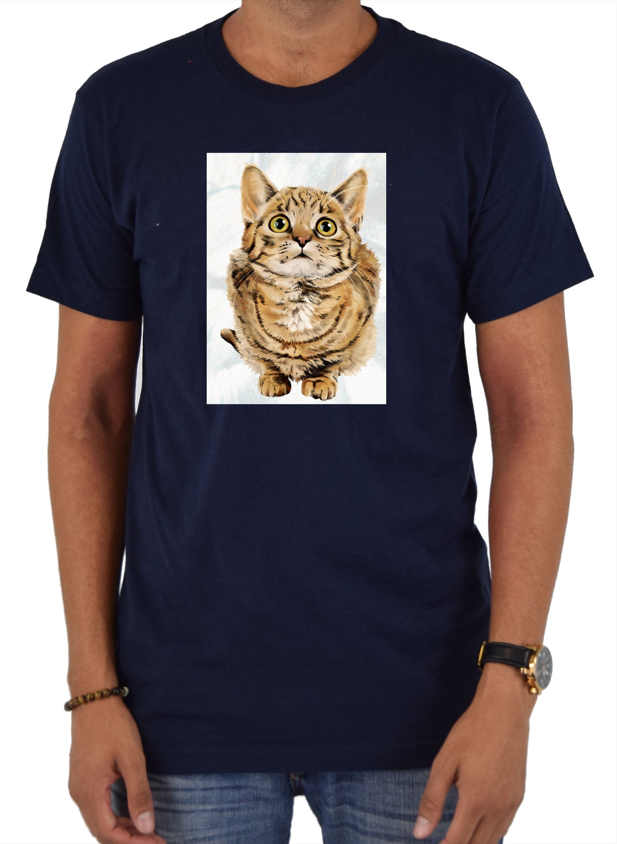 Cat Look Up T-Shirt