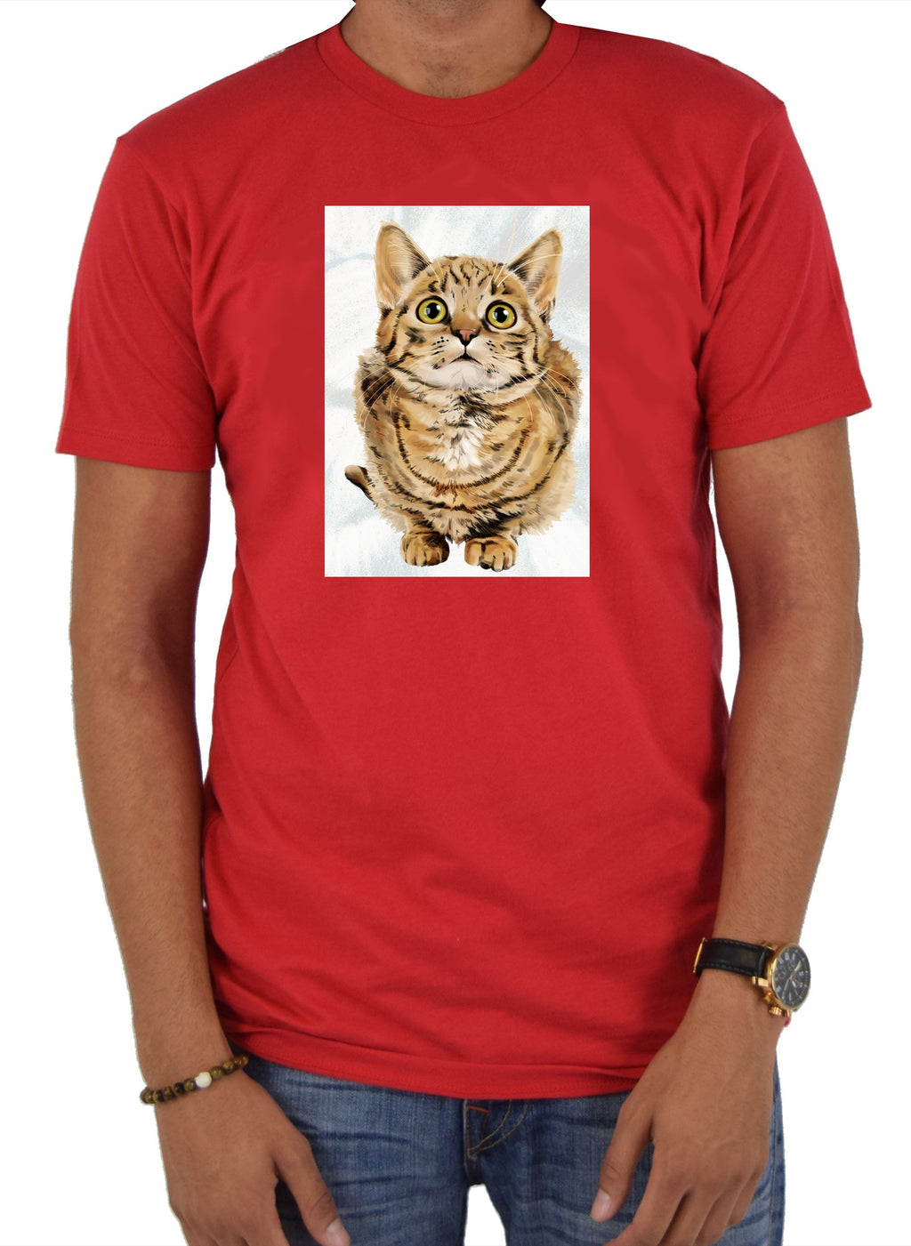 Cat Look Up T-Shirt