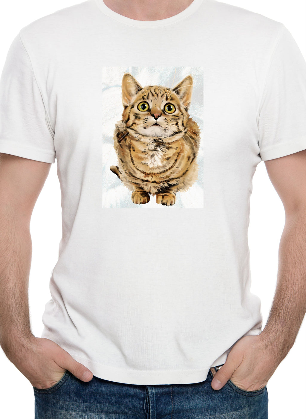 Cat Look Up T-Shirt