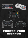 Choose your weapon controllers Kids T-Shirt